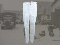 Broek,Pantalon,Wit,WWII,Duitsland,Wehrmacht,driedelig