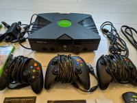 hebben zich vergist Hoogte ritme Xbox Classic Original (omgebouwd) + Vele Toebehoren te Koop Aangeboden op  Tweedehands.net