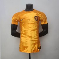 Nederland thuis speler-versie shirt 2022 Virgil