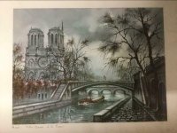 2 kaders met de Notre Dame