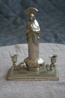 Antieke mooie Maria uit metaal
