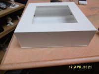 Box met fotokader giorgio armani, wit