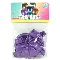 Ballonnen metallic diverse kleuren 30 cm