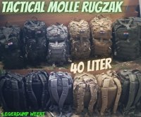 Tactical molle rugzak 40 liter