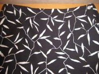 Stijlvolle maxi zomerrok – zwart/wit patroon