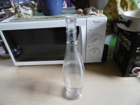 Glazen fles vaas marque déposéé, bouteille