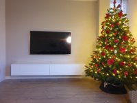 NIEUW Compleet Hoogglans wit tv-meubel Slide