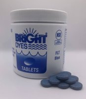 Lekdetectie blauwe kleurstof tabletten (niet fluorescerend)