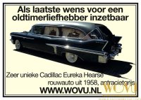 Cadillac, Rouwauto,  hearse.