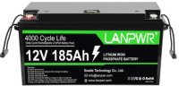 LANPWR 12V 185Ah LiFePO4 Lithium Battery