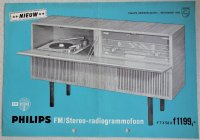 Introductie folder PHILIPS Stereo-radiogrammofoon F7X52A brochure