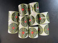 Splash target stickers 7,5cm