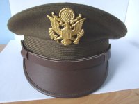 Pet,Kepi,US,Army,WWII,Officier