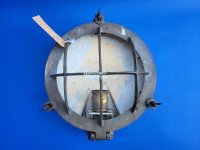 Machinekamerlamp Ronde bullseye lamp brons diameter