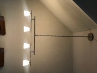 Hanglamp staal/glas modern