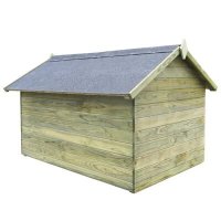 VidaXL Hondenhok met opklapbaar dak geïmpregneerd