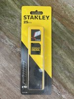 Stanley afbreekmessen 25mm