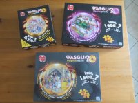 Jumbo Wasgij puzzle, 3 stuks