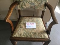 Mooie antieke stoel in eik van