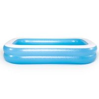 Bestway Gezinszwembad rechthoekig opblaasbaar 262x175x51cm blauw