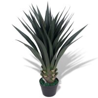 VidaXL Kunst yucca plant met pot