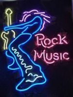 Rock Music neon en veel andere