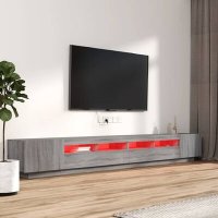 VidaXL 3-delige Tv-meubelset met LED\'s bewerkt