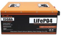 Cloudenergy 24V 150Ah LiFePO4 Battery Pack