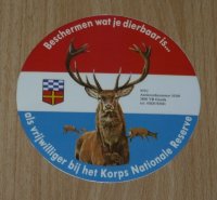 Sticker, Korps Nationale Reserve, Koninklijke Landmacht,