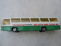 Majorette Beige/groen Autobus No 373 Ech.1/87