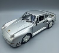  Zilveren Porsche van Tonka. Schaal