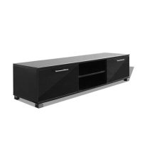 VidaXL Tv-meubel 120x40,3x34,7 cm hoogglans zwart243042