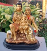 Beeld van Shiva, Parvati en Ganesha,God,buddha