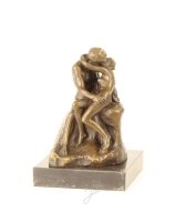  brons beeld , de kus