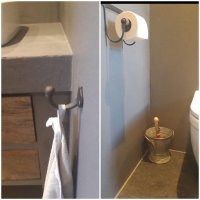 Wc-toilet Rolhouder - smeedijzer-landelijk-Stoer-Sober 