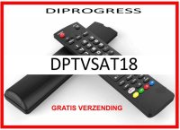 Vervangende afstandsbediening voor de DPTVSAT18 