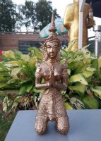 Boeddha,Buddha Tempelwachter Thailand,Teppanom Thai,brons