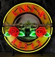Guns N Roses neon en veel