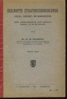 Beknopte staathuishoudkunde; Spaander; 1924 