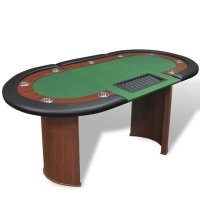 VidaXL Pokertafel voor 10 personen met