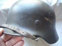 Helmet Luftwaffe M40, ET66 Original 