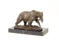 Grizzly beer ,brons , beeld