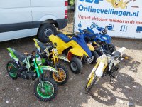 ONLINE VEILING: Partij kindercrossmotors en kinderquads