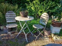 Bistro tuinset - stoelen en tafel