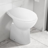 VidaXL Toilet verhoogd 7 cm soft-close
