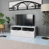 VidaXL Tv-meubel 95x35x36 cm spaanplaat wit244867