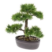 Emerald Kunstplant ceder bonsai groen 32