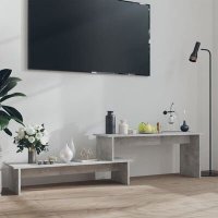 VidaXL Tv-meubel 180x30x43 cm spaanplaat betongrijs806269