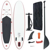 VidaXL Stand-up paddleboard opblaasbaar rood en