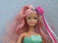 FAIRYTOPIA BARBIE Dahlia roze haar Mattel